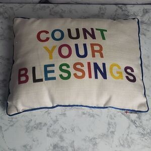 Count Your Blessing Pillow by Novogratz‎